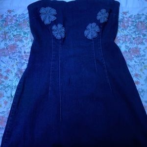Vintage strapless dress